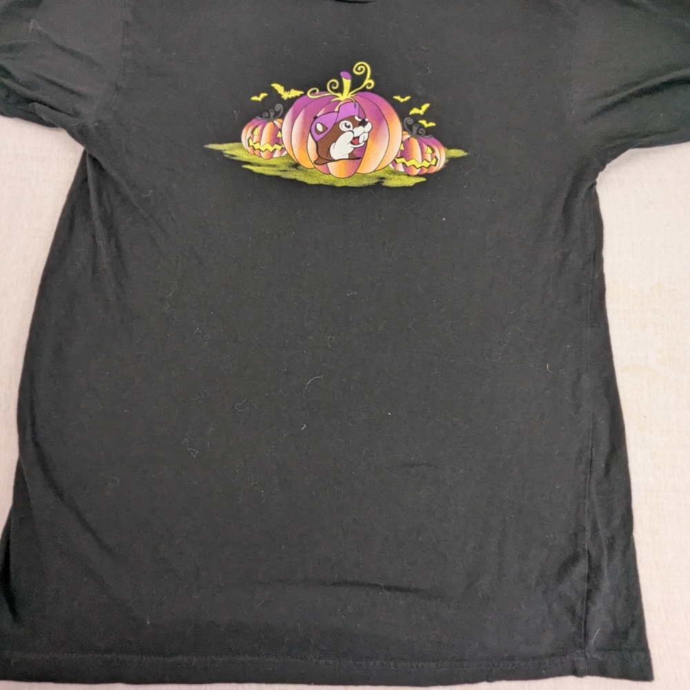 Buc-ee's If You've Got It, Haunt It Halloween Beaver Vampire Black Tee Medium - Picture 2 of 8